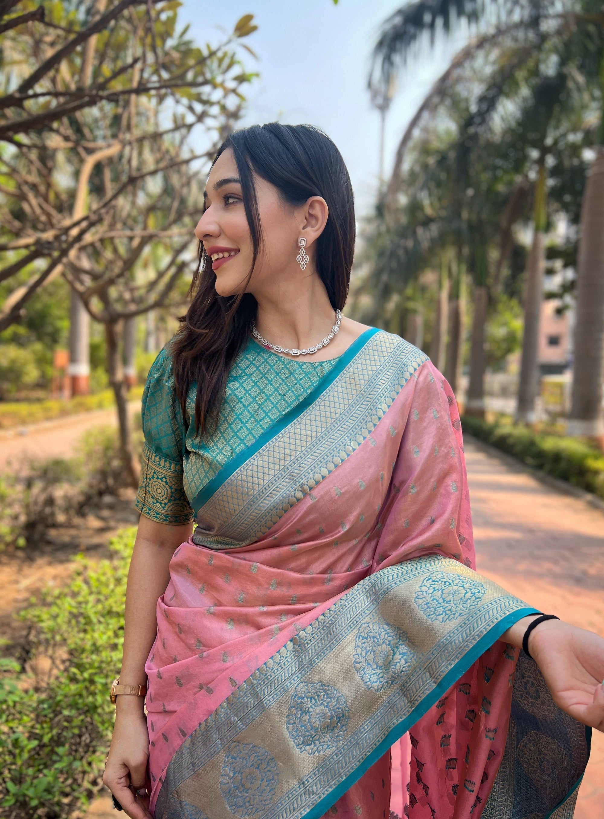 Tissue Sarees