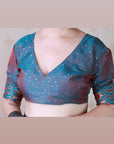 Rani Pink Soft Banarasi Silk Zari Work Saree with Flower Pattern Border