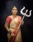 Soft Silk with Rich Dual Zari Woven Saree with Contrast Border