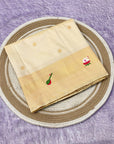 Cream Pure Look Paithani Zari Woven Saree