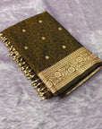 Black Premium Banarasi Silk Zari Woven Saree